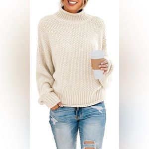 Off white chunky sweater